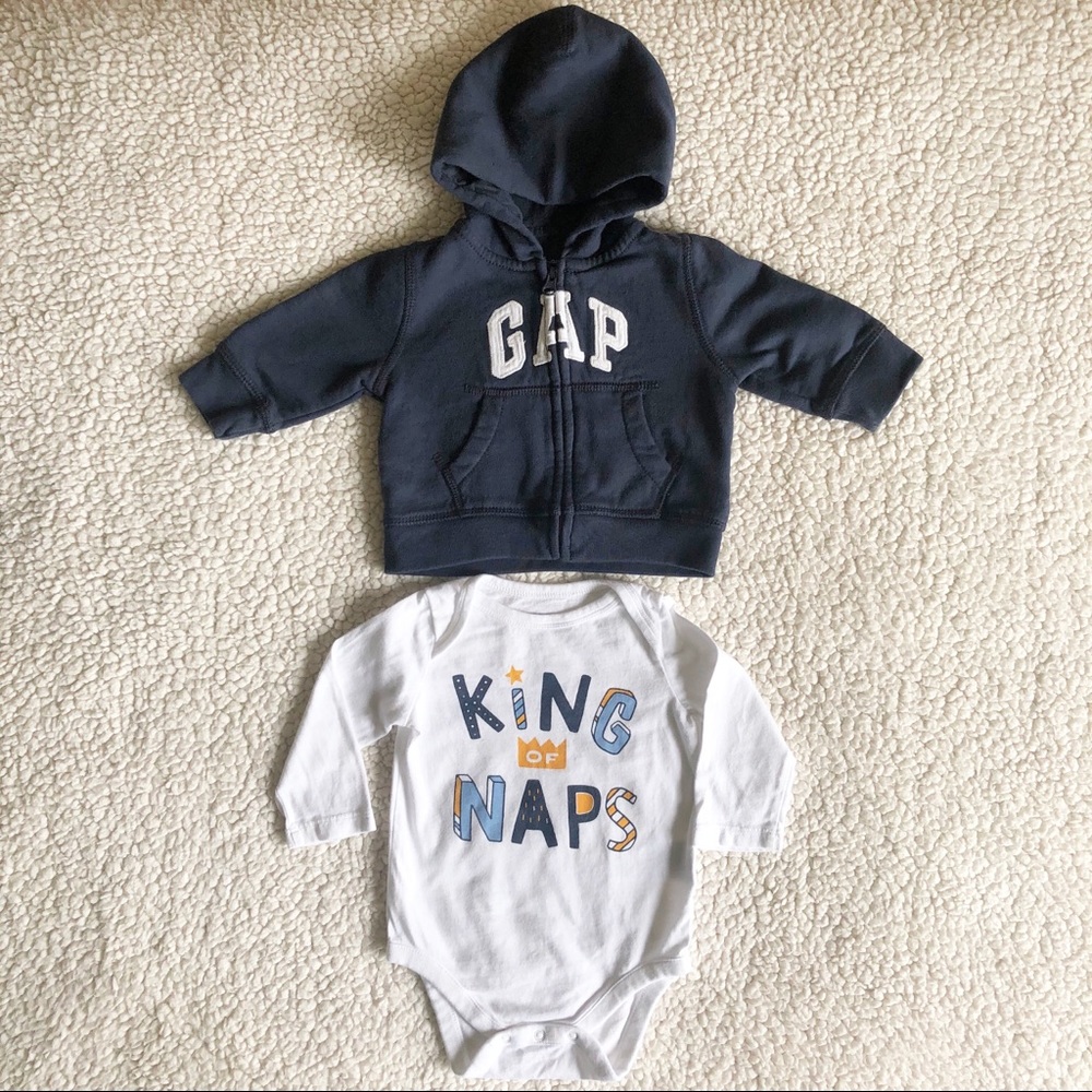 Baby GAP Hoodie & Onesie